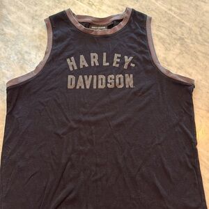 Harley-Davidson Black ribbed tank Size XL